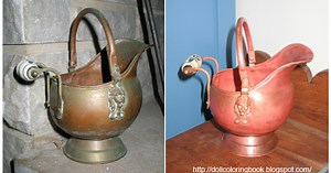 How to Clean a Vintage Copper Coal Scuttle