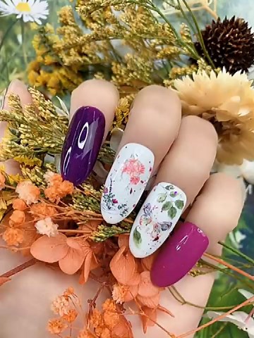 Amazon.com: 11 Sheets Flowers Nail Art Stickers, Holographic Flower Nail Water Transfer Decals Design, Sunflower Cherry Blossom Leaf Butterfly Abstract Face Nail Sticker for Women Manicure Charms Decorations : Beauty & Personal Care
