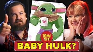 The gang tries mashing up Baby Yoda with Shrek, Totoro, Sonic, The Hulk, Ursula, and Skeletor. With special guest Stephanie Alexander! Check out Stephanie Alexander! https://www.instagram.com/stephanieanimates Follow the Draw-Off Gang! https://www.instagram.com/drawoffshow https://twitter.com/drawoffshow Nick Butera https://www.instagram.com/animatornickb Kyra Kupetsky https://www.instagram.com/kyrakupetsky Kevin McShane https://www.instagram.com/kmcshane Katia Oloy https://www.instagram.com/kat
