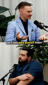 C'est quoi un revenu passif ? 🤔 Extrait de l'épisode 310 avec Martin Lapointe. 🎙️ #entrepreneur #midnset #revenupassif | On Jase Business