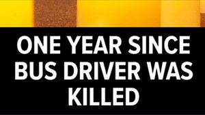 One year since bus driver was killed