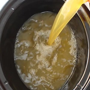 2K views | Apple cider and cinnamon sticks are simmered in the slow...