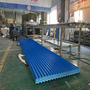 [Hot Item] Building Materials for Shed PVC Tile Roof Panels Trapezoid PVC Plastic Roofing Sheets UPVC Factories