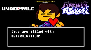 UNDERTALE: Frisk over Boyfriend Mod for Friday Night Funkin' | FNF Mods