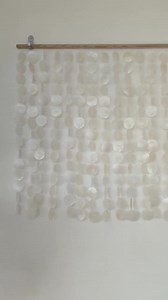 Capiz Shell Wall Hanging: Natural White Shell Art Decor - Etsy UK