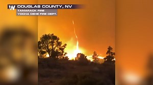 2.9K views · 139 reactions | Crazy!  Check out this #FireWhirl captured by Yocha Dehe Fire Department! Firefighters worked to contain the Tamarack Fire in California as the blaze grew to over 58,000 acres (about 91 square miles) on July 23, with the fire having crossed state lines into Nevada! #NVwx #CAwx | WeatherNation | Facebook
