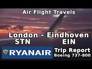 RYANAIR Boeing 737-800 Trip Report - London to Eindhoven