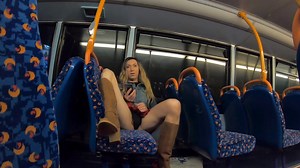 Sexy trans Themidnightminx cums in bus | aShemaleTube