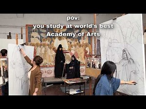 pov: you study at world's best Academy of Arts VLOG