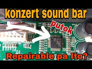 Konzert sound bar no sound ll how to replace sound ic