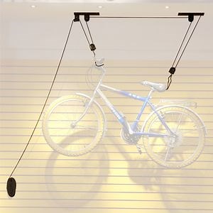 [Hot Item] 2 Pack Bike Bicycle Lift Ceiling Hoist Storage Garage Hanger Pulley Rack