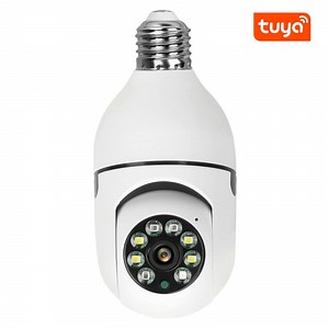 Free Shipping Tuya Smart Security 3MP Wireless Cameras Smart Home IP Cam Ai Tracking 360 Degree E27 Socket Bulb Camera