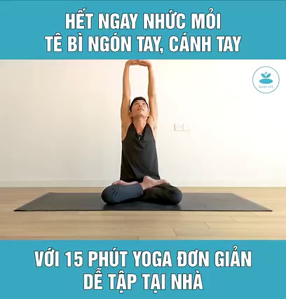 10K views · 607 reactions | Hết ngay nhức mỏi, tê bì ngón tay, cánh tay với 15 phút yoga đơn giản dễ tập tại nhà. | Nam Hà | Facebook