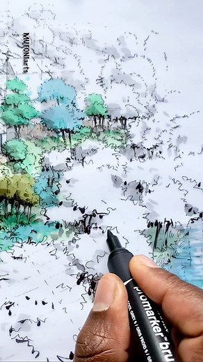 .Alcohol markers on tracing paper ! . . . .TAG YOUR FRIENDS WHO LIKE SKETCHES & ART! . . . ••••••••••••••••••••••••••••••••••••••••••••••••••• #architectuur #arch_arts #sketchings #architectura #architecturedesign #handdrawn #archdrawing #dessins #tombowmarkers #drawingaday #pencilsketches #drawingskills #drawingtips #copicmarkers #markersketch #markerart #markerart #housedesigner #interiordecorating #arquiteto #markersdrawing #esquisse #croquis #sketchaday #bookartist #drawingoftheday •••••••••