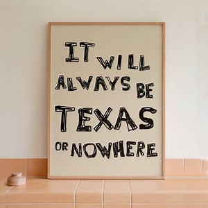 Handgezeichnete Texas Illustration: Minimalistisches Zitat Liebe, Tex Poster, Texas Haus (Digital Downloadl) 220 - Etsy.de
