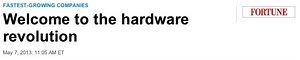 Welcome to the hardware revolution