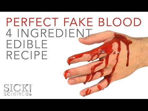 How to Make Edible Fake Blood - Easy Fake Blood Recipe & Tutorial