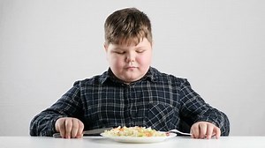 Young Fat Boy Prepared Eat Salad Stock Footage Video (100% Royalty-free) 32677729 | Shutterstock