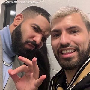 A star-struck Sergio Aguero met Drake backstage after his Manchester concert 🤩 | ESPN FC