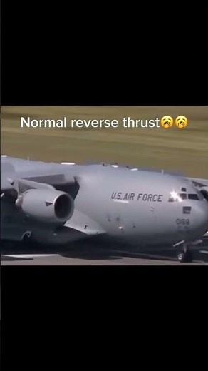 Boeing 727 reverse thrust