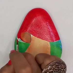 3.3K views · 466 reactions | Mushroom Painting on Rock  | Little Rocks | Facebook