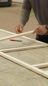 How to template a kitchen splashback | Bald Builders Retro