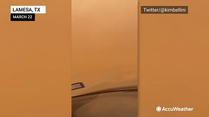 6.4K views · 156 reactions | A massive cloud of dust kicked up by a nearby thunderstorm led to extremely low visibility for drivers in part of Texas today. https://bit.ly/3lH0uuz | AccuWeather | Facebook