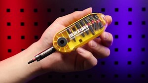 30 Pcs Impact Screwdriver Bits Set, Magnetic S2 Steel Multi Driver Bits with Storage Rainbow Box (Red,Blue,Yellow)