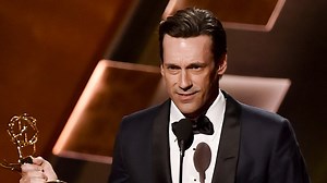 Jon Hamm Finally Wins an Emmy, Thanks Ex Jennifer Westfeldt