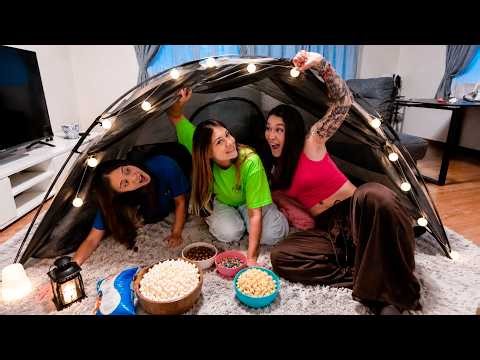FIZ UM CAMPING DENTRO DE CASA COM ELAS ! - Bianka