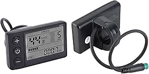 Amazon.com : Bike Speedometer, E Bike Display 24V 36V 48V Bicycle Odometer Electric S866 LCD Display Meter with Plug Electric Bike Accessories : Sports & Outdoors