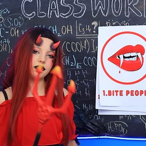 My Girlfriend is Vampire! If Angel Rules Me! | Troom Troom Food