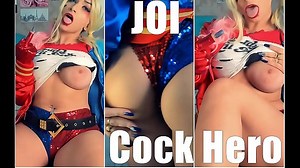 COCK HERO- EVOLUTION HARLEY QUINN JERK OFF GAME&comma; ARLEQUINA MAKING YOU ENJOY A LOT&comma; GUIDED WAGGING
