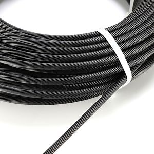 [Hot Item] Black Stainless Steel Wire Cable Surface Treatment Black Oxide Rope