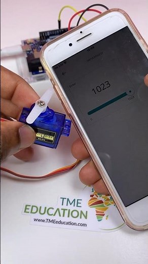 Contrôler un servomoteur avec Arduino cloud #éléctronique #génie