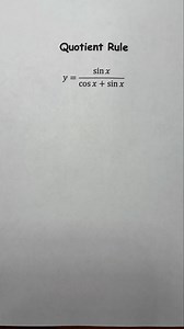 Quotient Rule! #math #maths #mathematics #calculus #art #fyp #UnitedStates #viral | Thatmathkid