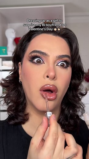 Surprising My Bi Boyfriend with a Makeup Transformation