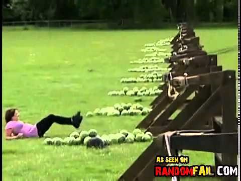 Watermelon Slingshot FAIL