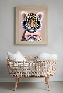 Lion Nursery Print, Safari Animal Wall Art (digital Download) - Etsy UK
