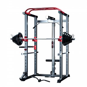 [Hot Item] Home Fitness Adjustable Power Rack Functional Trainer Gym Fitness Equipment Folding Squat Rack