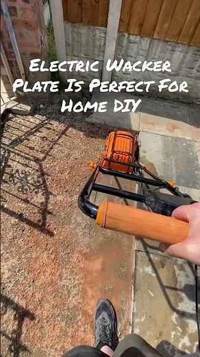 Electric Wacker Plate #DIY