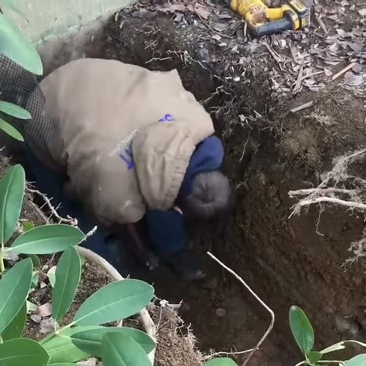 How to install new sewer line thru block foundation wall