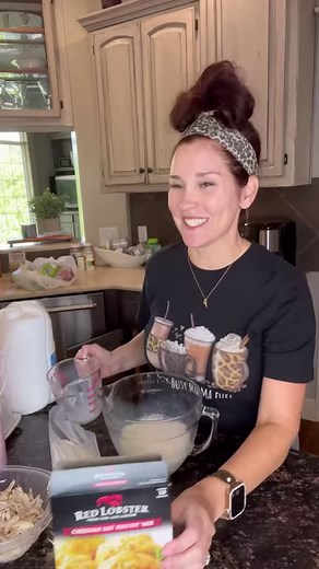 Chicken Cobbler “aka” Chicken pot pie casserole Here is what you need … Rotisserie Chicken shredded 1 Cream of chicken1 stick of Butter Red Lobster cheddar bay biscuit mix Frozen Peas & Carrots2 cups Milk 2 cups of chicken broth Preheat 350Butter in 9x13Until melts Shred up Rotesserie Ckn 2 cups milk 2 cups red lobster mix Mix it up … with seasoning packet Shred Ckn put on top melted butter Peas & carrots Pour biscuit mix on top (Don’t mix)2 cups chicken broth 1 can cream of chicken soupMix toge