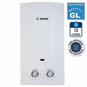 BOSCH Calefont Gas Licuado 13 Litros Tiro Natural Ionizado | falabella.com