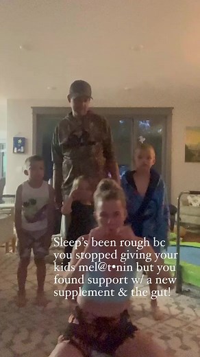 I had no idea melatonin could stunt puberty, have incorrect doses, and that there’s no even long term research on the effects 🥹. We are 8 weeks melatonin free and looking forward to a gut supported supplement that helps kids CALM down. Right now it’s free with the kids bundle to support their gut which helps their focus and stress resilience. Comment CALM if you want more info ! #kidssleep #kidsmentalhealthmatters #sobermom | Your Sober Guide - Bethany