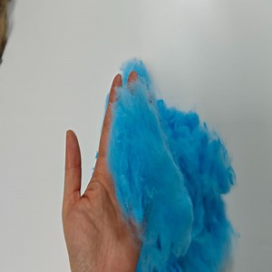 [Hot Item] Blue PP Fiber 3D*76mm Monofilament Polypropylene Staple Fiber