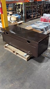 Laser Copper on a combo toolbox/fuel tank! . . . . #powdercoat #powdercoatedtough #finishedjobs #sandblasted #prismatic @prismaticpowders #blastandcoat #haveablast #foxvalleysandblasting | Fox Valley Sandblasting & Powder Coating