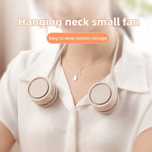[Hot Item] Charging Outdoor Portable Head-Mounted Leafless Electric Ceiling Lazy Folding Hanging Neck Car Mini USB Fan