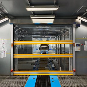 [Hot Item] Wholesale Custom Industrial Warehouse High Speed Roller Shutter PVC Fast Door with Geomagnetic Induction