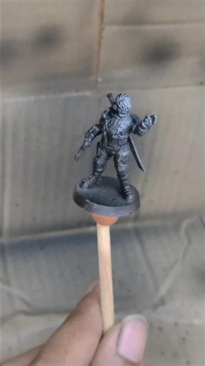 Airbrushing 3D Resin Printed Models #3dprinting #painting 🥰